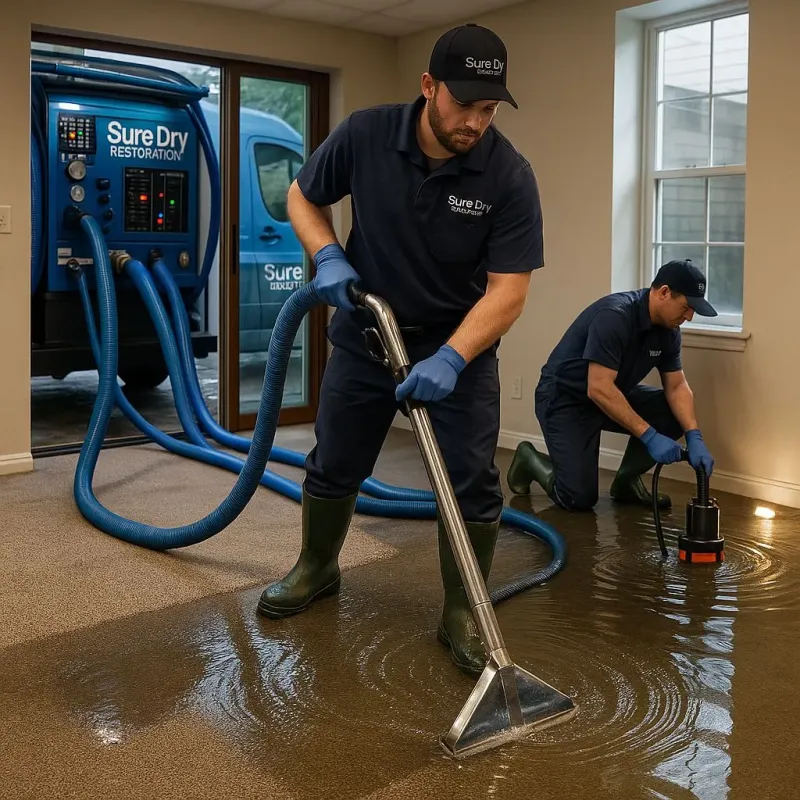 Water Extraction and Removal process in Shady Shores, TX